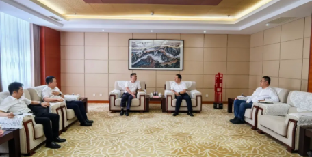 毛惠刚与大唐陕西公司党委书记、董事长陈伟庆座谈交流